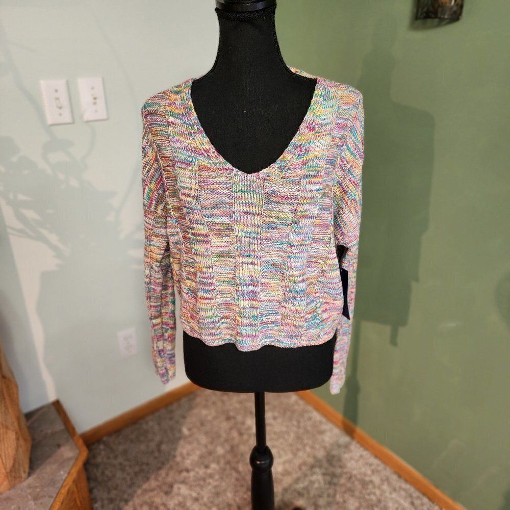 Freshman Rainbow Long Sleeve Sweater (Multiple Colors) NWT